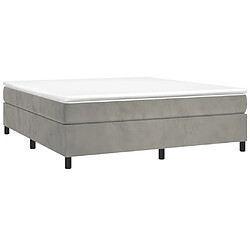 Avis Sommier à lattes,Cadre à lattes de lit pour Adulte Gris clair 180x200 cm Velours -MN52654