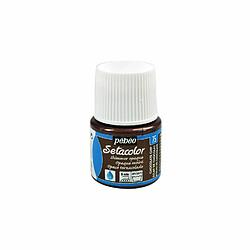 Pebeo Peinture textile Setacolor opaque effet métallique - Chocolat - 45 ml