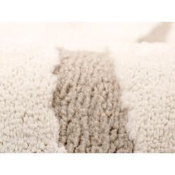 Avis Vente-Unique Tapis shaggy design à motifs abstraits - 160 x 230 cm - Crème et taupe - GALANCIA