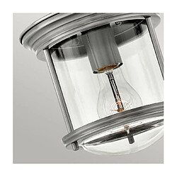 Elstead Lighting Plafonnier Salle de bains Hinkley Verre transparent,acier Verre transparent, nickel antique.