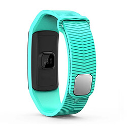 Wewoo Bracelet connecté vert Fitness Tracker 0,96 pouces Bluetooth Smart Bracelet, IP67 imperméable, Traker d'activité de soutien / moniteur de fréquence cardiaque / de pression artérielle / Capture à distance