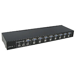 Universal 8 Port USB 2.0 External KVM Switch Box Box Swither Switcher Support 1920x1440