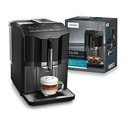 Machine a espresso Auto SIEMENS EQ.300 TI355209RW - Inox foncé et noir lustré - 1300 W - 15 bars - 5 boissons pas cher