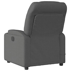 Acheter Maison Chic Fauteuil Relax pour salon, Fauteuil inclinable de massage électrique gris foncé tissu -GKD58541