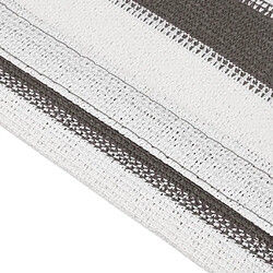 Acheter vidaXL Tapis de tente 250x500 cm Anthracite et blanc