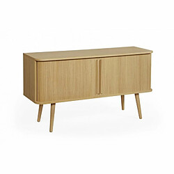 Paris Prix Buffet 2 Portes en Bois Massif Rove 138cm Chêne