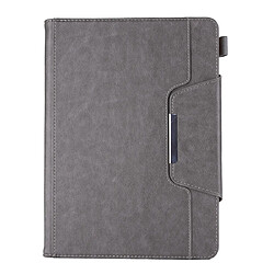 Wewoo Housse Étui Coque Pour iPad 10.2 pouces Business Style Horizontal Flip Leather Case avec titulaire et fente carte et cadre photo et portefeuille Gris