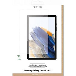 BigBen Connected Protège-écran pour Samsung Galaxy Tab A8 10.5 2022 Plat et Anti-rayures Transparent