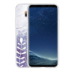 Avis Coque Samsung Galaxy S8 360 intégrale transparente Nacre et Algues Ecriture Tendance Design Evetane.