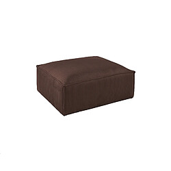 Acheter Lisa Design Stella - pouf en velours côtelé - style contemporain