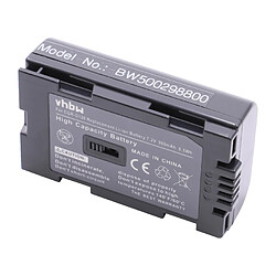 Vhbw Batterie LI-ION compatible pour PANASONIC remplace VSB0418 / VW-VBD20 / VW-VBD25 / CGR-D110 / CGR-D120 / CGR-D220 / CGR-D220E/1B