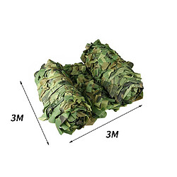 Avis Filet de camouflage Chasse Tir Cacher Camping Woodland Filet 3X3 m - vert