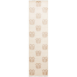 Vidal Tapis de couloir en laine 399x99 beige Darya