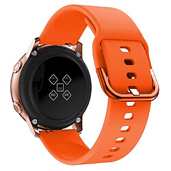 Avis Wewoo Bracelet pour montre connectée Smartwatch de poignet à boucle de électrolytique Galaxy Watch Active Orange