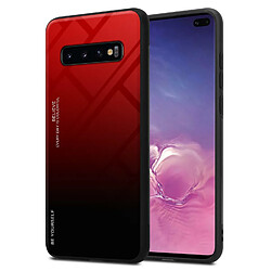 Cadorabo Coque Samsung Galaxy S10 PLUS Etui en Rouge