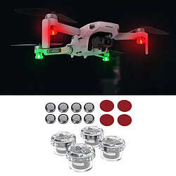 4x LED Vol de Nuit de Nuit de Signal Lumières Clignotant Lumière Extension Alarme Voyant pour DJI Mavic Mini/Mavic Air 2/Mini 2 Drone Accessoires pas cher