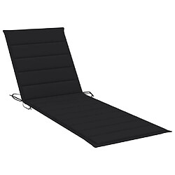 Helloshop26 Transat chaise longue bain de soleil lit de jardin terrasse meuble d'extérieur 2 places avec coussin acacia gris 02_0012228 pas cher