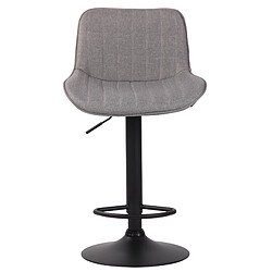 Non Tabouret de bar Lentini tissu noir