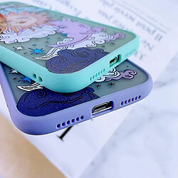 Acheter Universal Compatible avec l'iPhone 11 Case pour le pc givré clair arrière 3d Sun Moon Cartoons Girls Woman