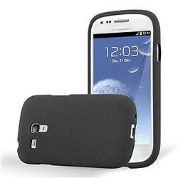 Cadorabo Coque Samsung Galaxy S3 MINI Etui en Noir