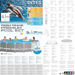 Acheter INTEX Ensemble de piscine Prism Frame 610 x 132 cm 26756GN