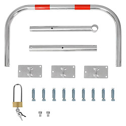 Ecd Germany Barrière de parking rabattable verrouillage de stationnement manuel avec clés pas cher