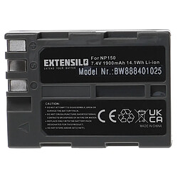 Vhbw EXTENSILO 3x Batteries compatible avec Fujifilm FinePix S5 Pro appareil photo, reflex numérique (1900mAh, 7,4V, Li-ion)