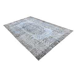 Vidal Tapis de laine 297x198 Bleu Ultra Vintage