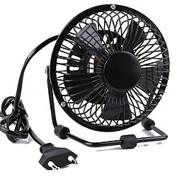 Ventilateur USB Portable Mini Ventilateur En Fer Forgé Petit Ventilateur De Bureau Adapté Aux Ventilateurs Électriques À La Maison Et Au Bureau Prise UE