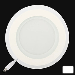 Wewoo Dalle LED blanc Lumière ronde de panneau de 12W LED, flux lumineux: 960lm, diamètre: 16cm