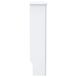 Avis vidaXL Cache-radiateur MDF Blanc 78 cm