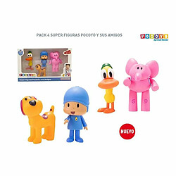 Ensemble de Figurines Bandai Pocoyó 4 Pièces 19,4 x 8,5 x 3,14 cm