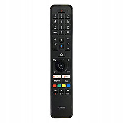 GUPBOO Télécommande Universelle de Rechange pour TOSHIBA Smart Voice TV Télécommande NETFLIX Freeview