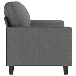 Acheter Maison Chic Canapé à 2 places,Sofa de Salon,Canapé droit Gris foncé 140 cm Tissu -GKD220510