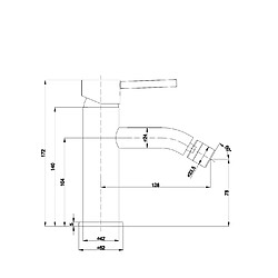 Acheter Kiamami Valentina LOT DE MITIGEURS CHROMÉS POUR LAVABO AVEC BEC HAUT ET BIDET | FASSA