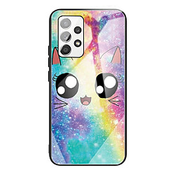 Coque en TPU antichoc Chat arc-en-ciel pour votre Samsung Galaxy A33 5G