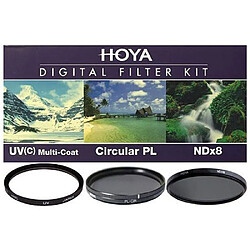 Hoya DFK62 Jeux de Filtres (UV, PLC, ND) Ø 62.0 mm