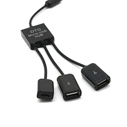 3 en 1 OTG Câble Téléphone portable adaptateur