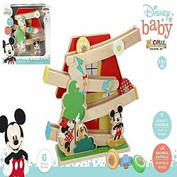 Piste en bois avec rampes d'accès pour voitures Disney Baby Disney (29 cm)