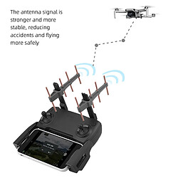 Amplificateur De Gamme De Signal 2 Pièces Gamme D'antenne 2.4Ghz Yagi Pour Mavic 2 Grey pas cher