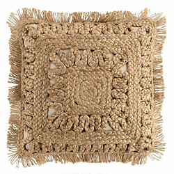 Paris Prix Coussin Déco à Franges Delijute 45x45cm Beige