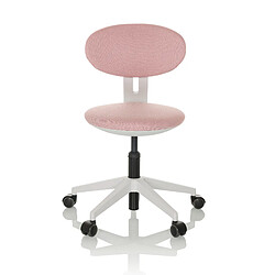 Chaise pivotante pour des enfants MINIMOVO Rose hjh OFFICE