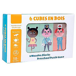 Universal Personnages en bois assortis puzzle des jouets en bois parent enfant interactif jeu éducation