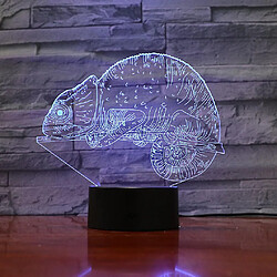 Universal Lampe de table caméléon 3d led lumineuse chambre enfant