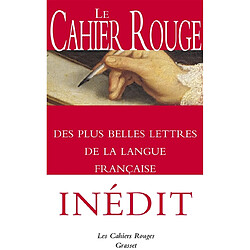 Le cahier rouge des plus belles lettres de la langue française