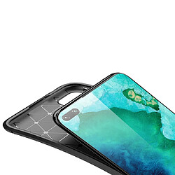 Acheter Wewoo Coque Pour Huawei Honor V30 / V30 Pro Beetle Series Housse en TPU antichoc fibre de carbone noir