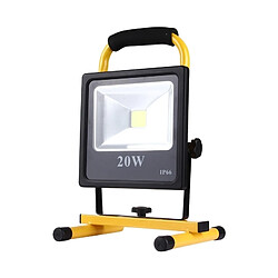 Wewoo Projecteur LED 20W 1800LM IP66 imperméable à l'eau Rechargeable lampe de poche mince, AC 100-250V lumière blanche