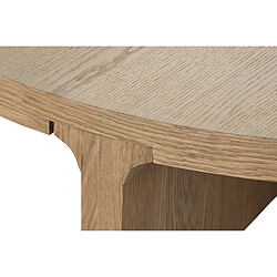 Acheter Pegane Table basse, table de salon ronde en bois coloris naturel - diamètre 121 x Hauteur 31,50 cm