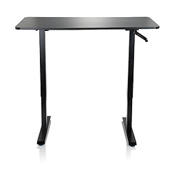 Bureau STAND CR 120 x 60 réglable en hauteur manuellement noir hjh OFFICE