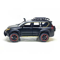 Universal Émulation élevée 1: 24 Toyota Prado SUV alliage modèle de voiture moulée sous pression modèle de collection de voiture jouets cadeaux pour enfants | Voitures jouets moulées sous pression(Le noir)